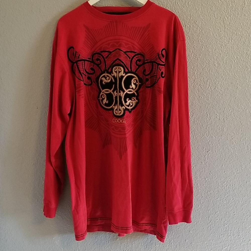 Authentic Coogi Long Sleeved Cotton Shirt Sz XXL